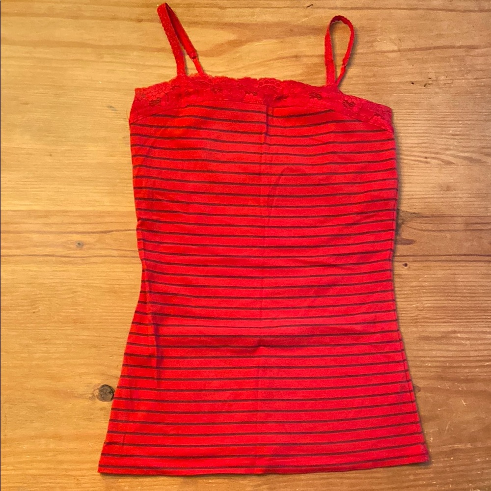 Express Red Sleeveless Camisole